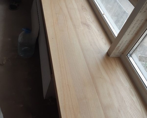 деревянный подоконник ясень цвет натуральный масло hard top oil