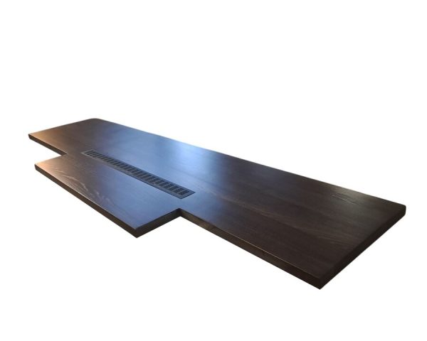 Столешница для стола дерево ясень цвет венге