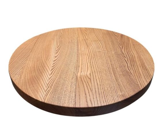 круглая столешница из ясеня