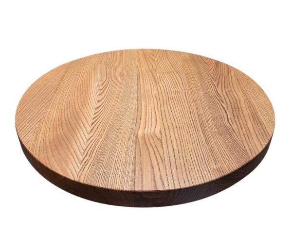 круглая столешница из ясеня