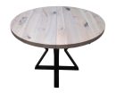 обеденный стол круглый-ST-048-0007