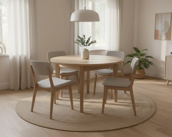 раскладной круглый стол-ST-024-0026